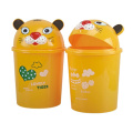 Amarelo Cute Flip-on Plastic Dust Bin (A11-4013)